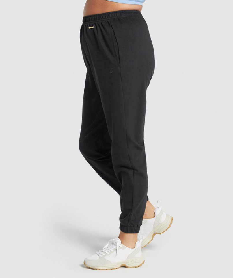 Women's Gymshark Whitney Loose Jogger Black | NZ 9QJEVY